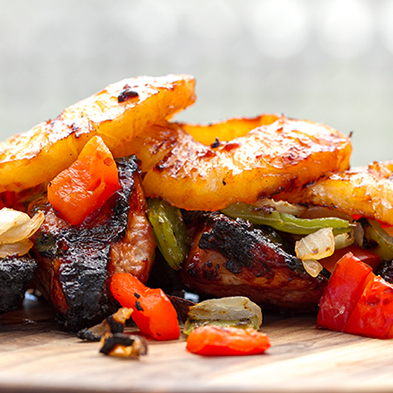 Spiced Pineapple BBQ Spare Ribs